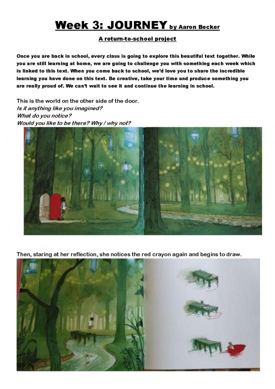 picture Journey Aaron Becker Pdf 116775 | Whole School Reading And Writing Project Activity 3