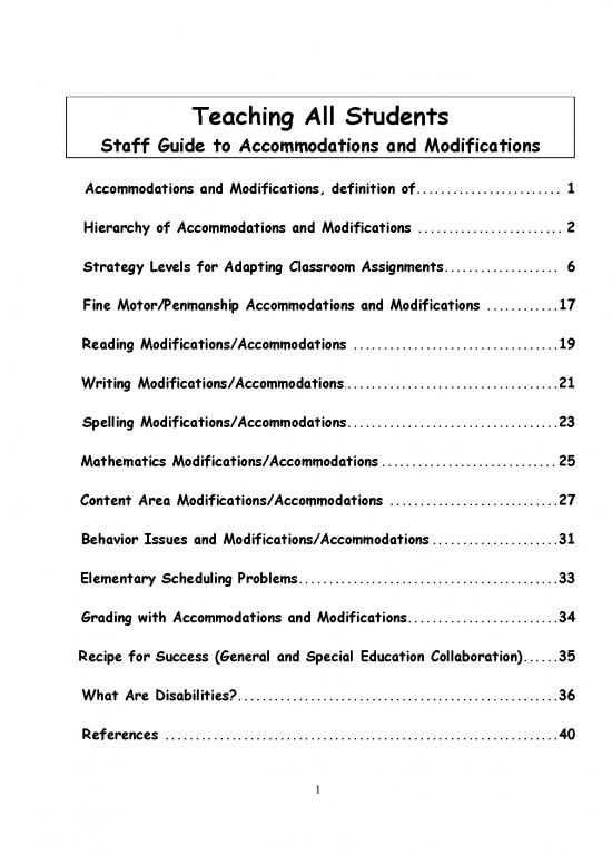 General Reading Pdf 115060 | Accommodations And Modifications Guide