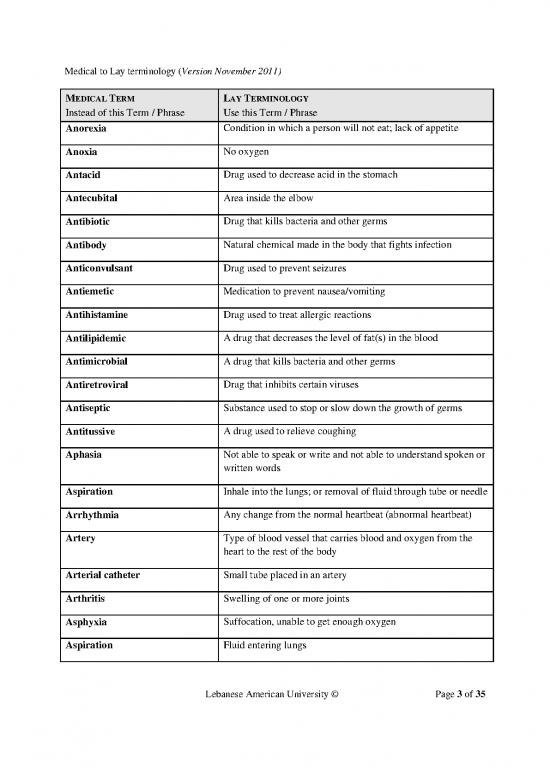 Medical Terms Pdf 115270 Medical Lay Terms