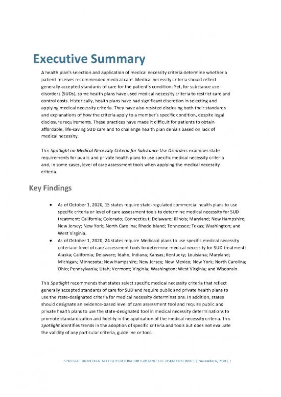 Spotlight On Medical Necessity Criteria For Substance Use Disorder ...