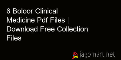 picture 6 Boloor Clinical Medicine Pdf Files | Download Free Collection Files