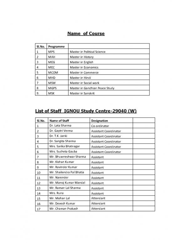 picture Ignou Study Centre List Pdf 117787 | 09042021094302name  Of Course