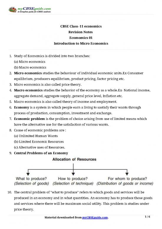 picture Study Pdf 118181 | 11 Eco Notes Ch1 Intro Economics
