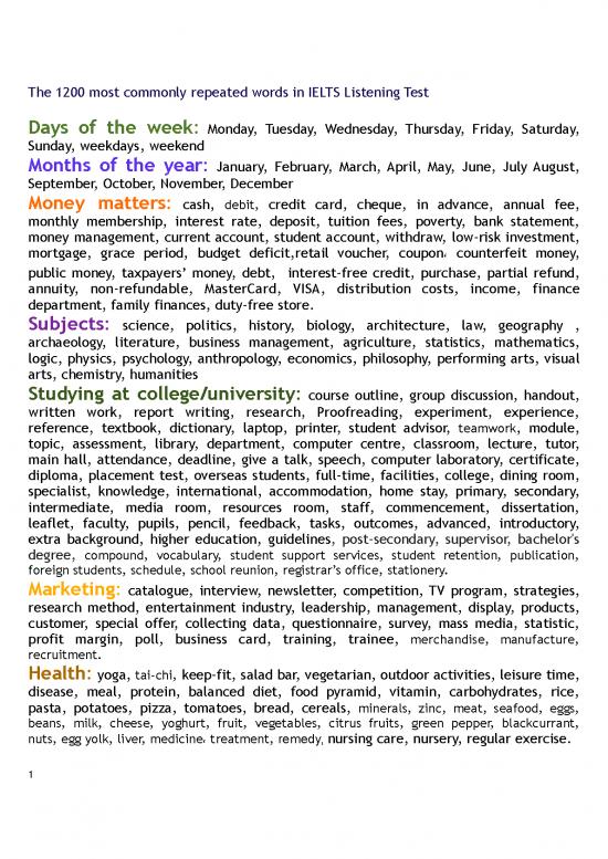 picture Business Research Report Pdf 117737 | 1200 Most Commonly Repeated Words In