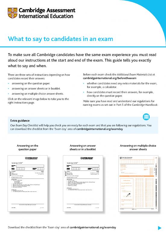 picture_183565 What To Say To Candidates In An Exam