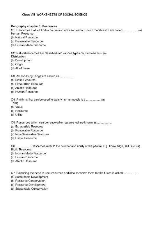 picture_39 Assignment Class Viii Worksheets Social Science Pdf Original