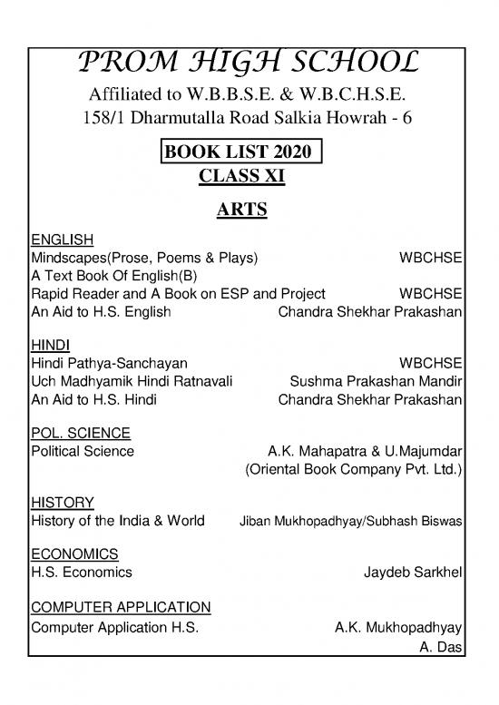 picture1_Jiban Mukhopadhyay History Book Pdf 118537 | 67890 Book List Xi Arts 2020