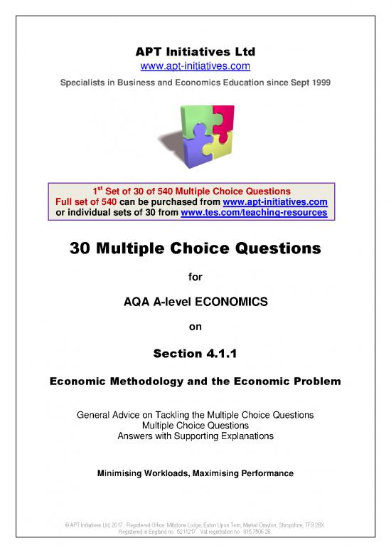 picture_General Knowledge Pdf 118887 | Apts 1st Set Of 30 Of 540 Printable Mcqs For Aqa Al Econ