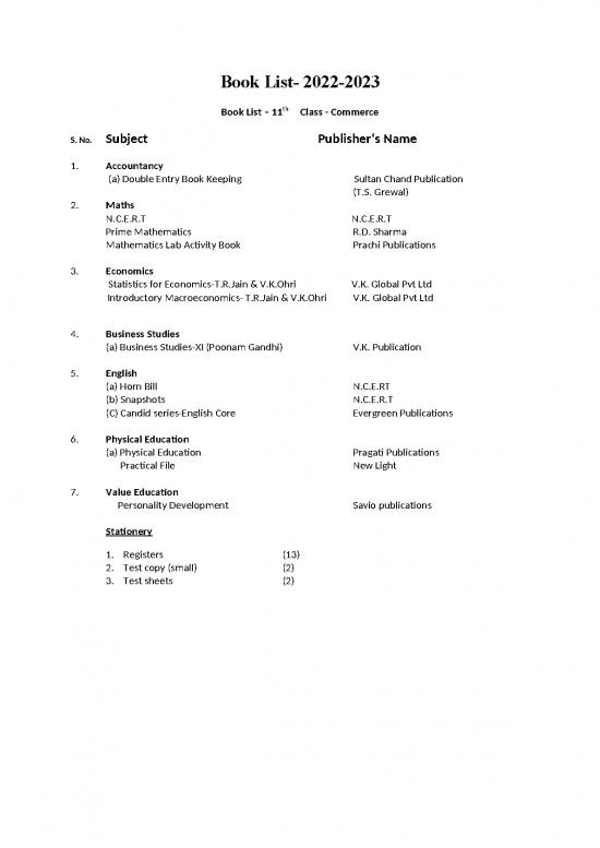 picture_Economics Pdf 118998 | Booklist 22 Class Xi Xii