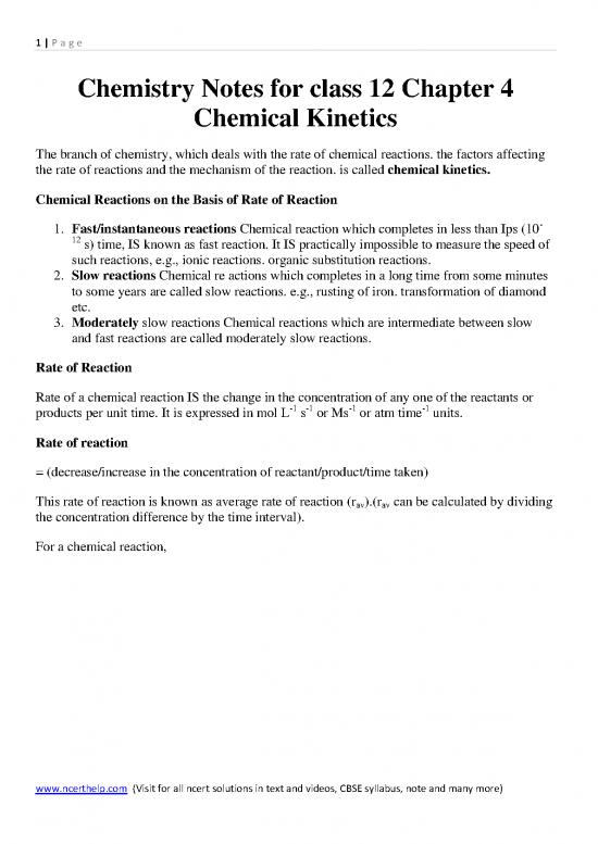 picture1_Measure Pdf Online 117874 | Chemistry Notes For Class 12 Chapter 4 Chemical Kinetics