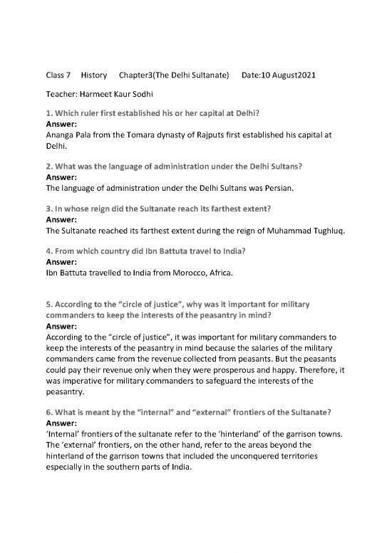 picture_Justice Pdf 119139 | Class 7 Chapter3 The Delhi Sultanate (1)