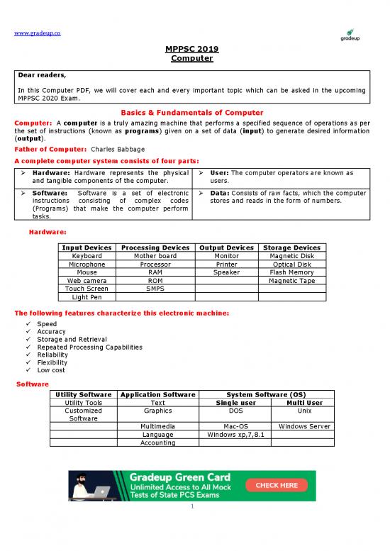 picture1_Processing Pdf 119853 | Computer Notes For Mppsc Exam 87