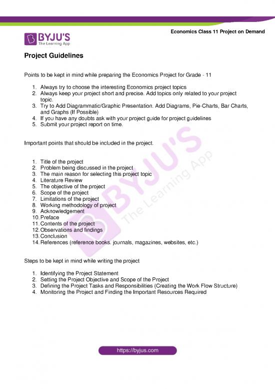 picture Report Pdf 117624 | Economics Class 11 Project On Demand