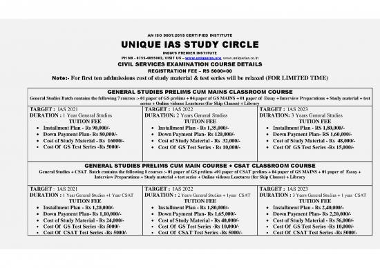 picture Study Pdf 118751 | Ias Fee Structure