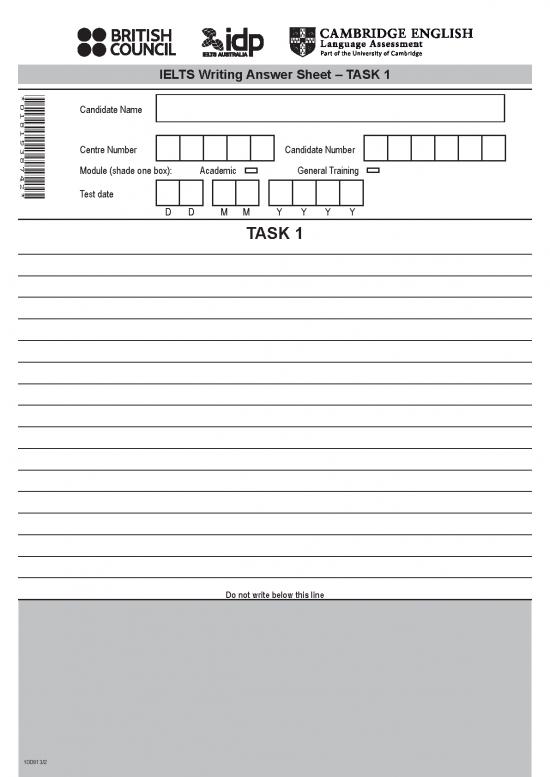 picture_Ielts Academic Pdf 119184 | Ielts Writing Answer Sheet