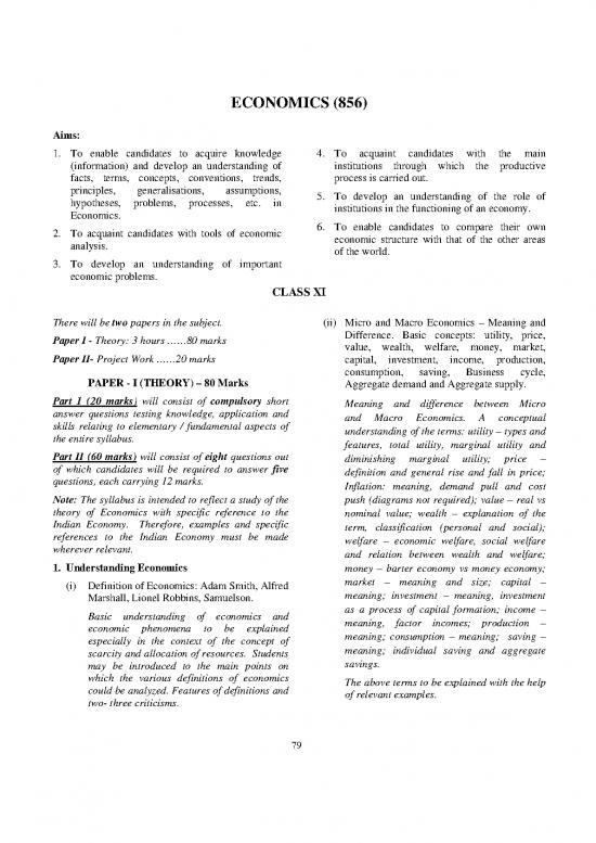 picture1_Economics Pdf 118992 | Isc Economics Syllabus