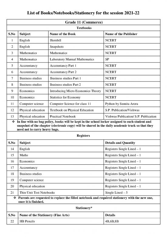 picture Economics Pdf 118990 | List Of Books 1 Commerce