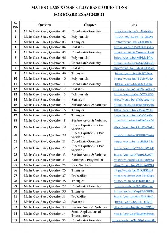 picture_Study Pdf 117784 | Maths Class X Case Study Based 35 Questions