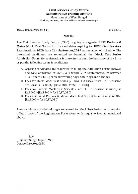 picture Study Pdf 119951 | Mock Test Registration Notice 2020 Batch Website Upload