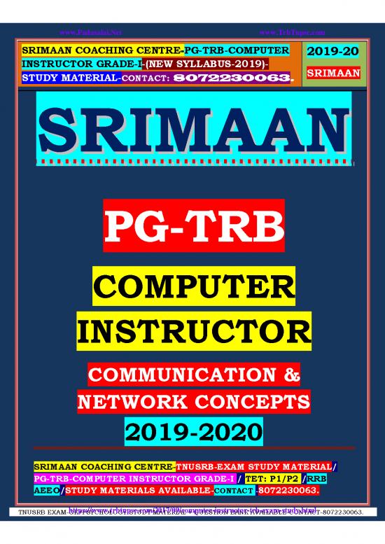 picture1_Study Pdf 118510 | Pgtrb Computer Instructor Study Material English Medium