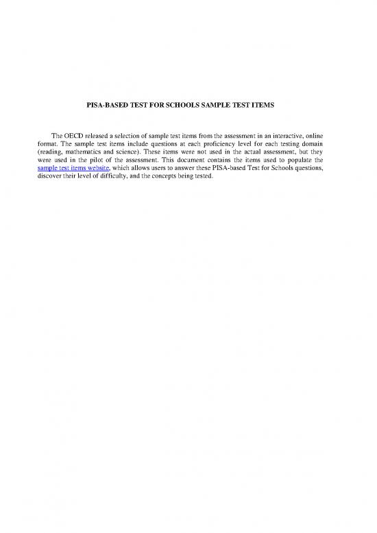 picture1_Study Pdf 119430 | Pisa For Schools Sample Test Items