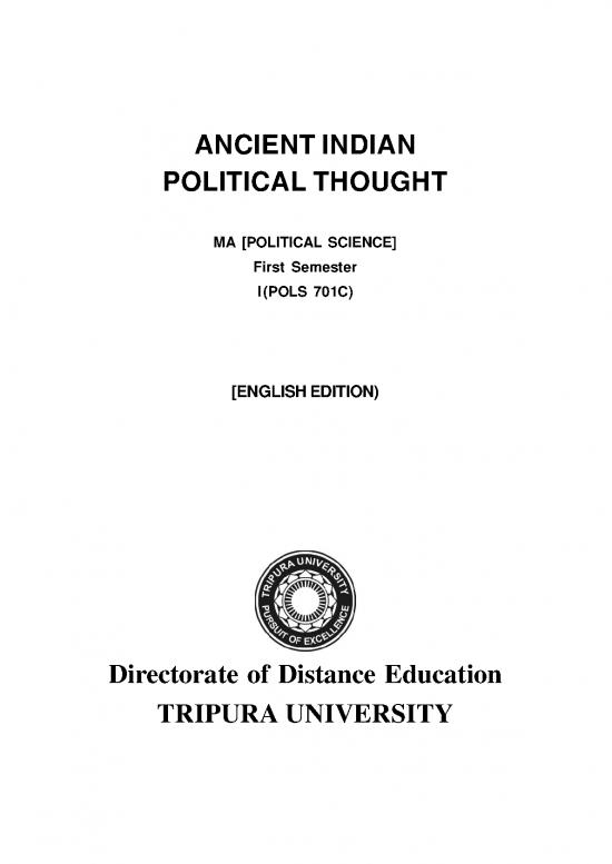 picture_Pols 701c Ancient Indian Political Thought