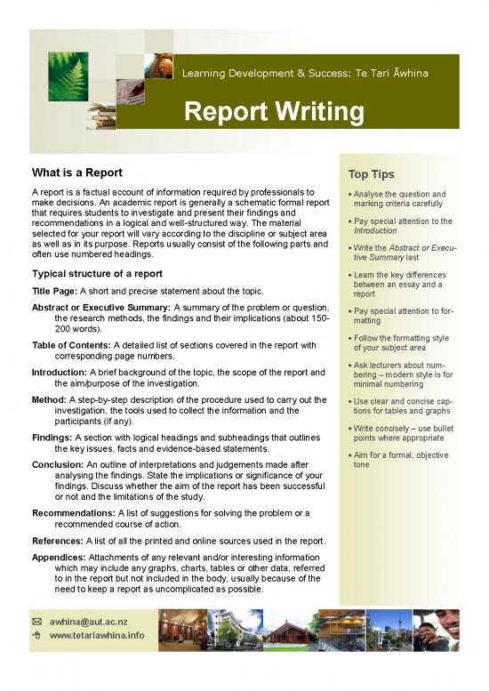 picture Report Pdf 118900 | Report Sample