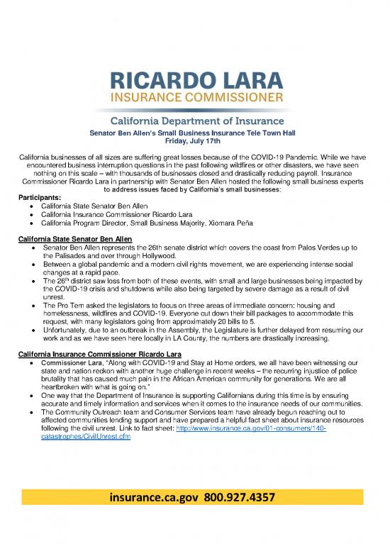 picture_Senator Ben Allen Notes