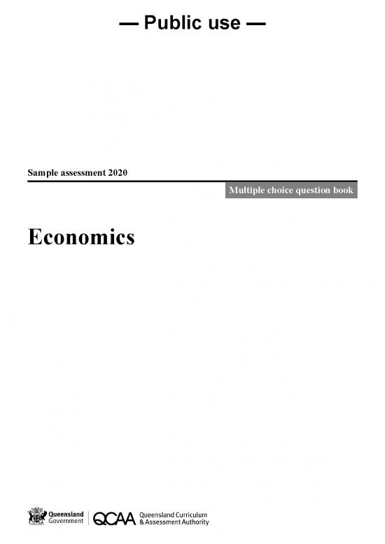 picture Economics Pdf 119479 | Snr Economics 20 Ea Smple Mc Question