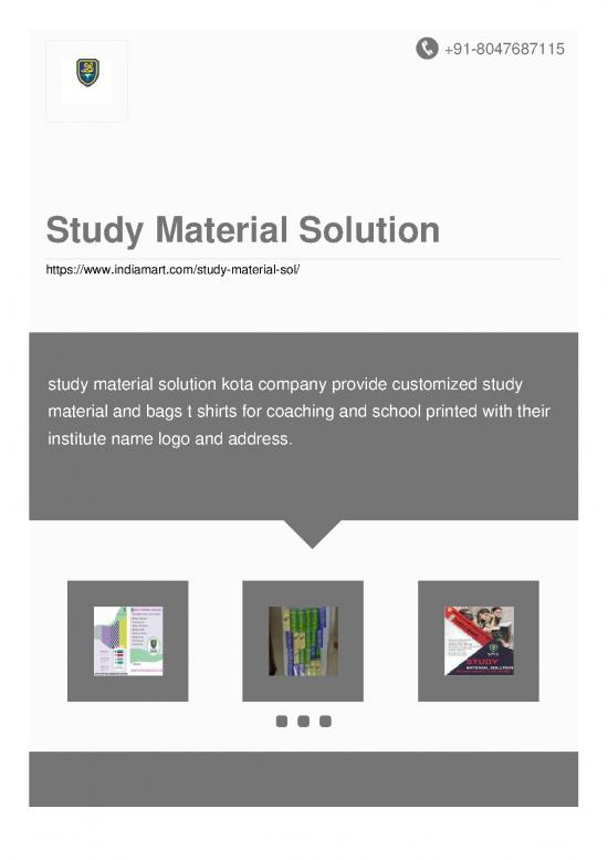 picture Study Pdf 119214 | Study Material Solution