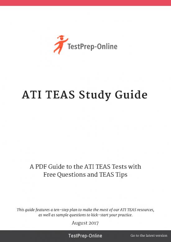 picture Study Pdf 119624 | Teas Free Study Guide