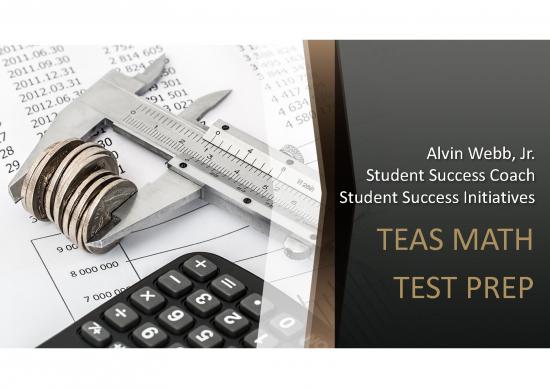 picture Study Pdf 119375 | Teas Math Test Prep