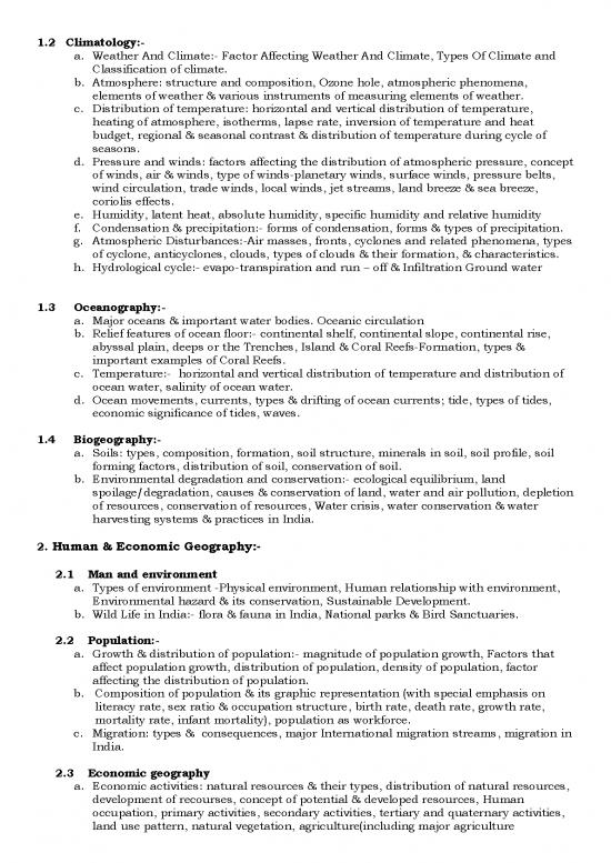 General Knowledge Pdf 119805 Guidelines For Csb Tgt Geography