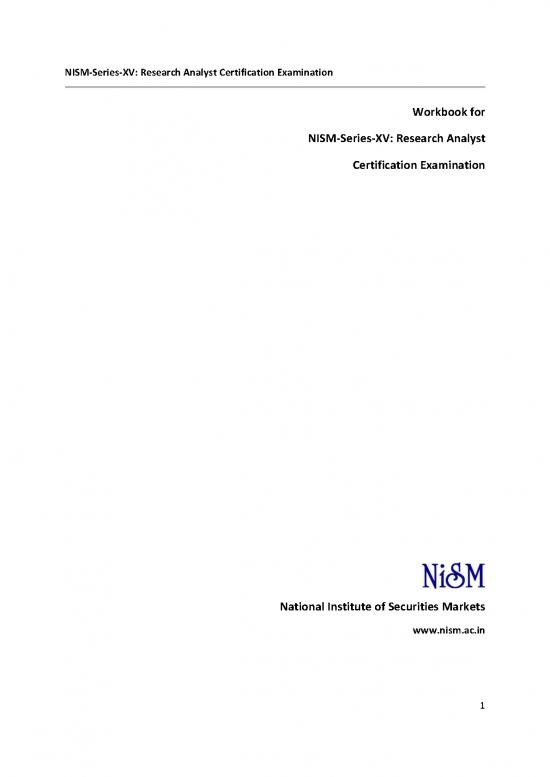 nism research analysis pdf