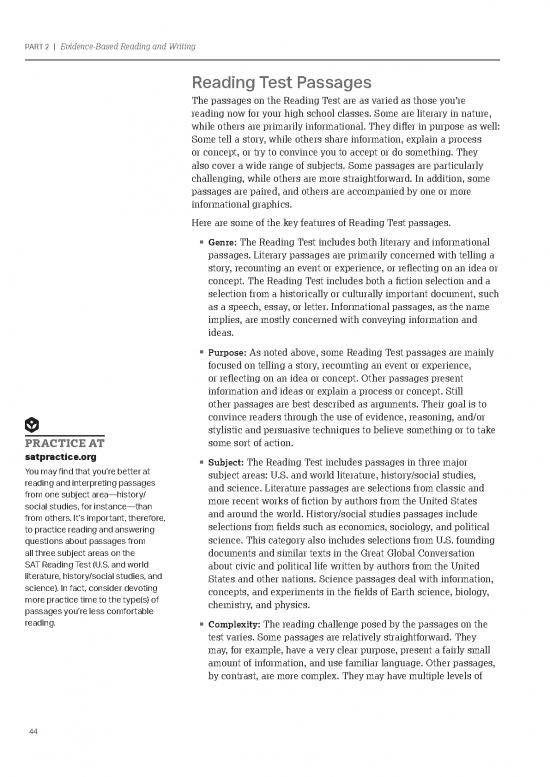 The Complete Guide To Sat Reading Pdf