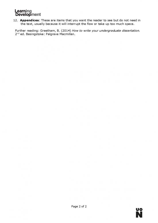 Structure Of A Primary Research Based Dissertation Nov 20