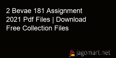 picture 2 Bevae 181 Assignment 2021 Pdf Files | Download Free Collection Files