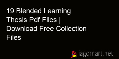 picture_19 Blended Learning Thesis Pdf Files | Download Free Collection Files