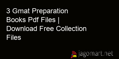 picture 3 Gmat Preparation Books Pdf Files | Download Free Collection Files