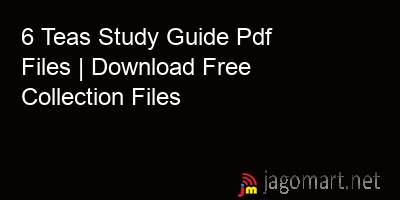 picture 6 Teas Study Guide Pdf Files | Download Free Collection Files