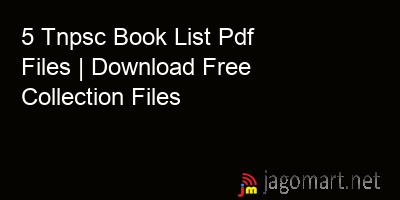 picture 5 Tnpsc Book List Pdf Files | Download Free Collection Files