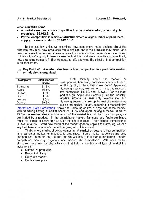 picture Competition Pdf 122708 | 2820b075217d31593856456c6bbdmarket Structures Final