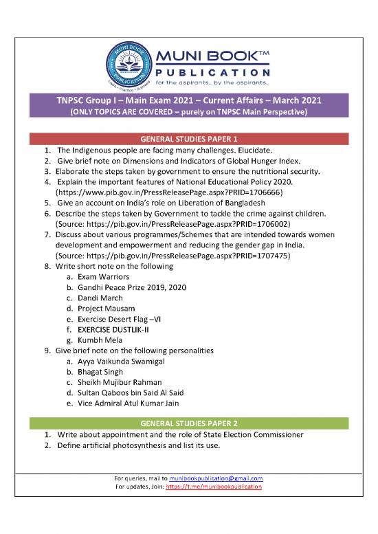 picture1_Project Topics Pdf 121396 | 3 Current Affairs Mar 2021