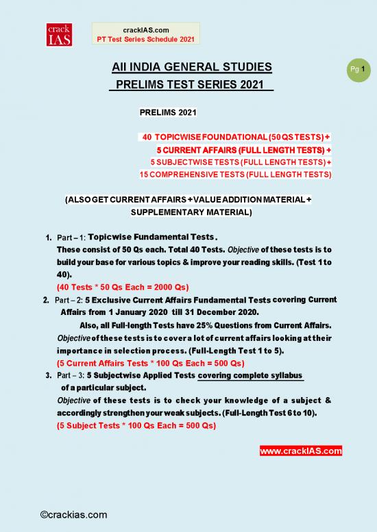 picture1_General Knowledge 2021 Pdf 120622 | 623864872 Pt Test Schedule 2021 By Crackias