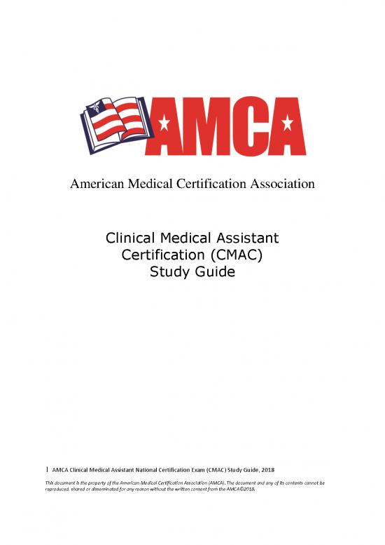 picture Study Guide Pdf 121477 | Amca Cmac Study Guide 2018 Copy