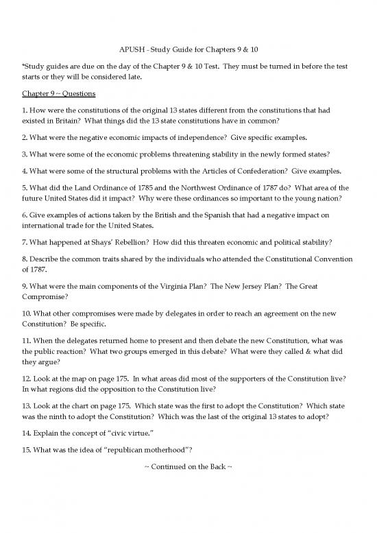 picture_Apush Study Guide Pdf 122092 | Apush Ch 9 And Ch 10 Study Guide