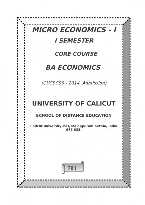 picture1_Study Pdf 120373 | Ba Economics  I Sem   Course   Micro Economics   I 2015