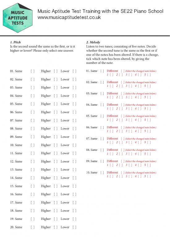picture Aptitude Notes Pdf 120222 | Blank Test Sheet To Fill In