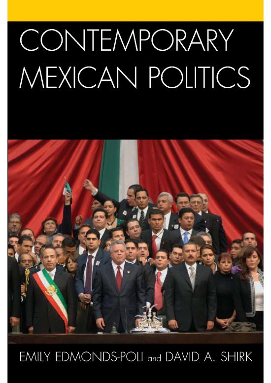 picture1_Emily Edmonds Poli And David  Shirk 2009 Contemporary Mexican Politics