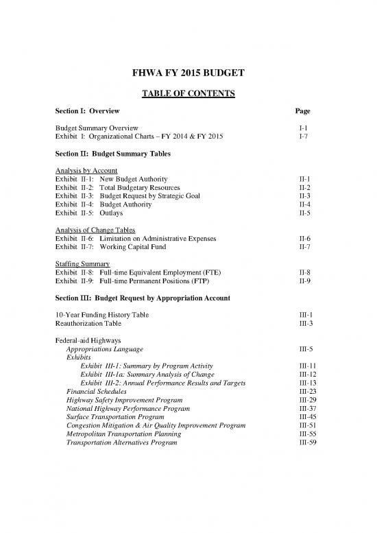 picture_Fhwa Fy2015 Budget Estimates